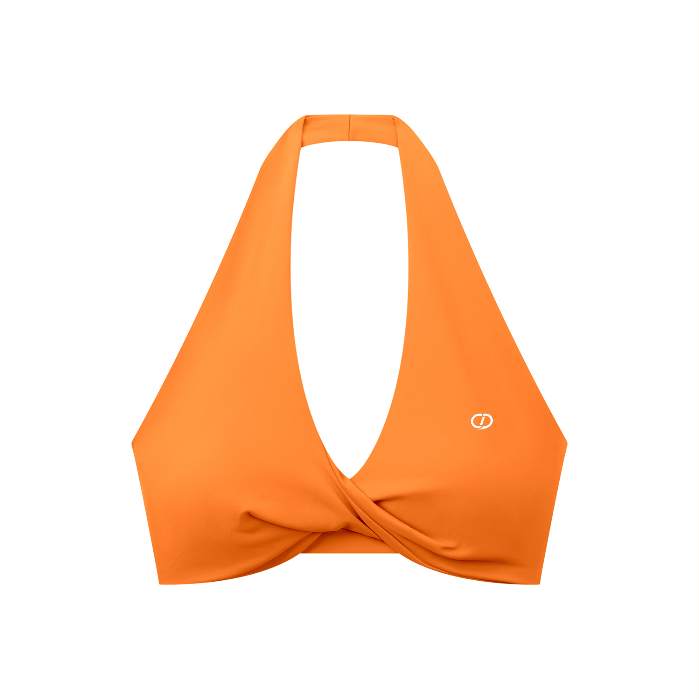 Pleated Halter Sports Bra