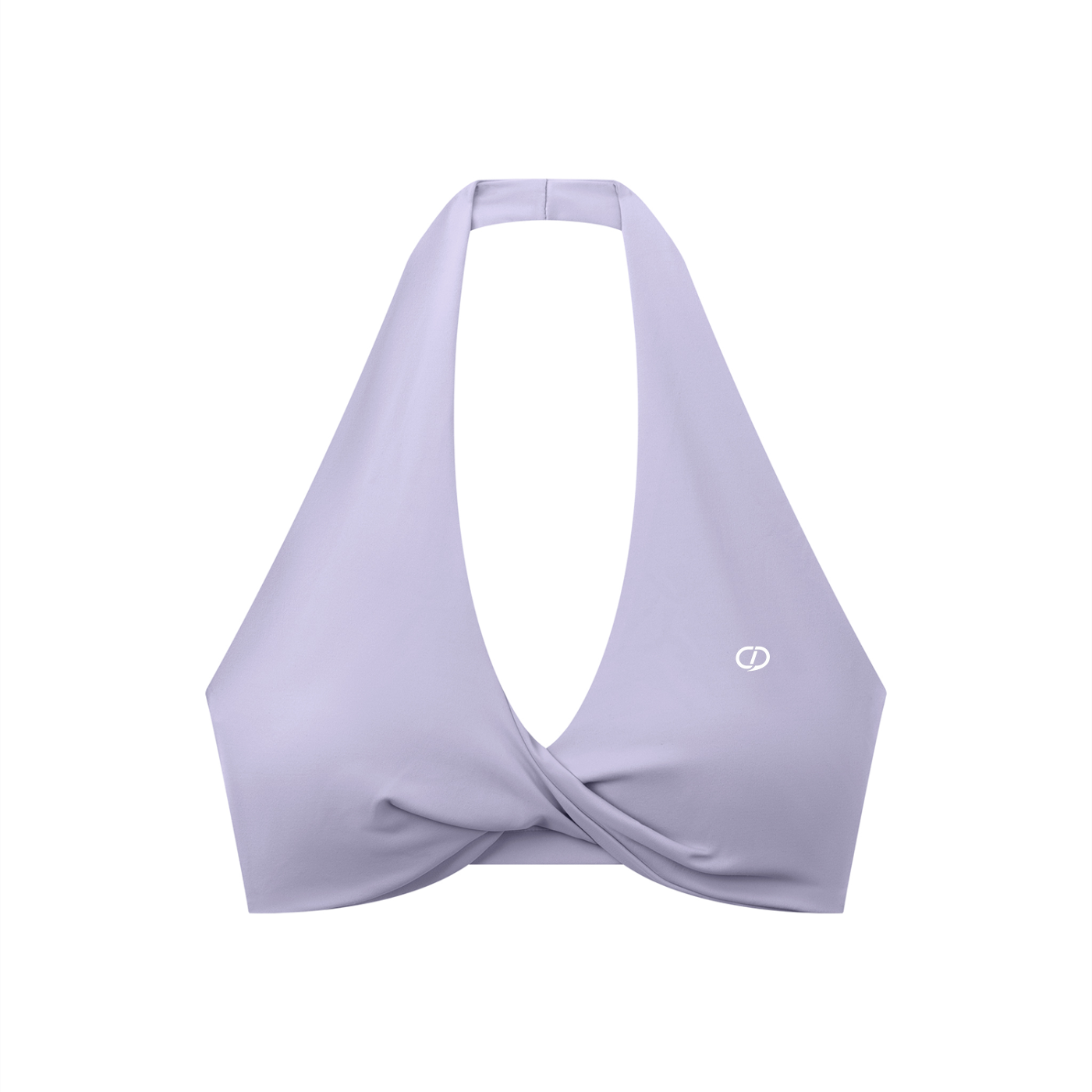 Pleated Halter Sports Bra